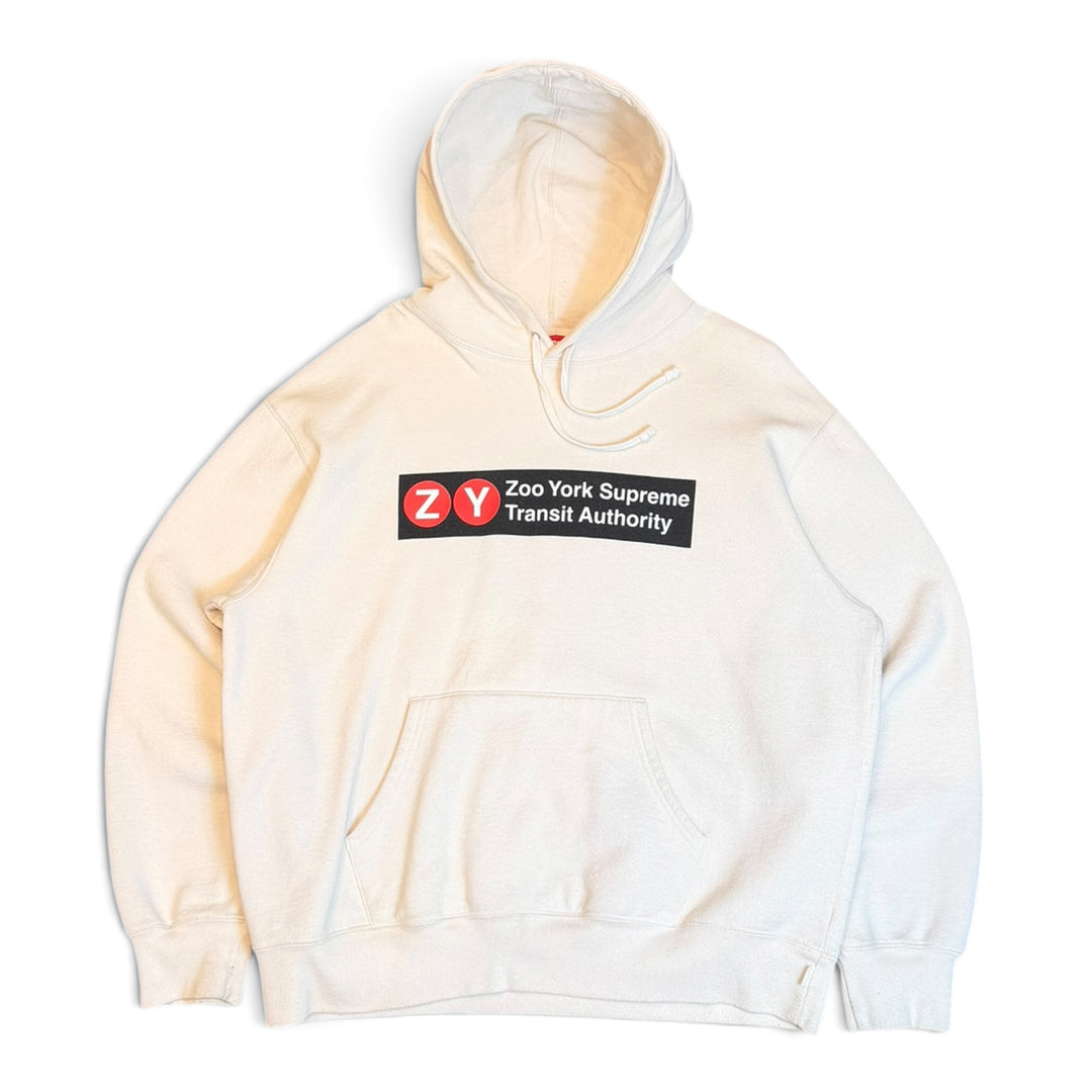 Supreme x Zoo York Cream Pullover Hoodie (L)