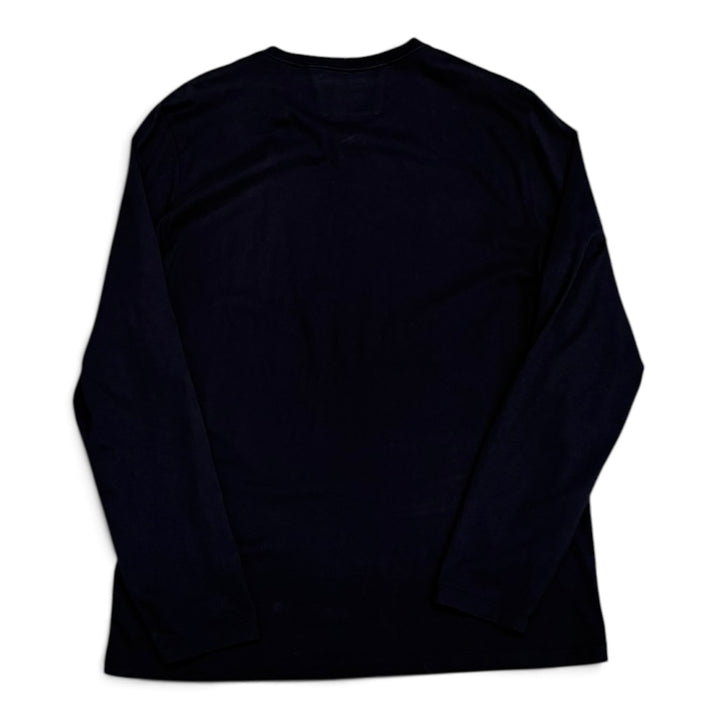 CP Company Graphic Long Sleeve T shirt Navy (XXL)