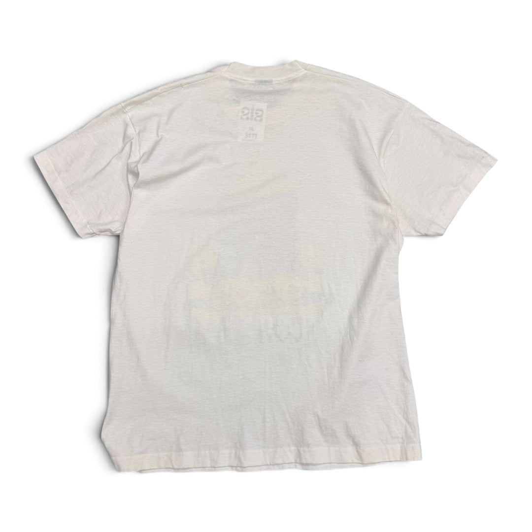 90's Vintage Cool School Palo West White Graphic T-Shirt (XL)