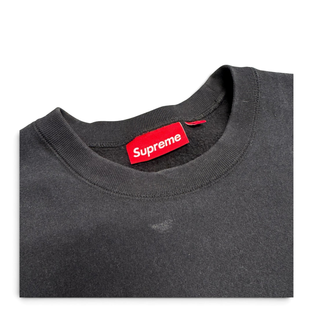 Supreme Washed Crewneck Sweatshirt Black (L)