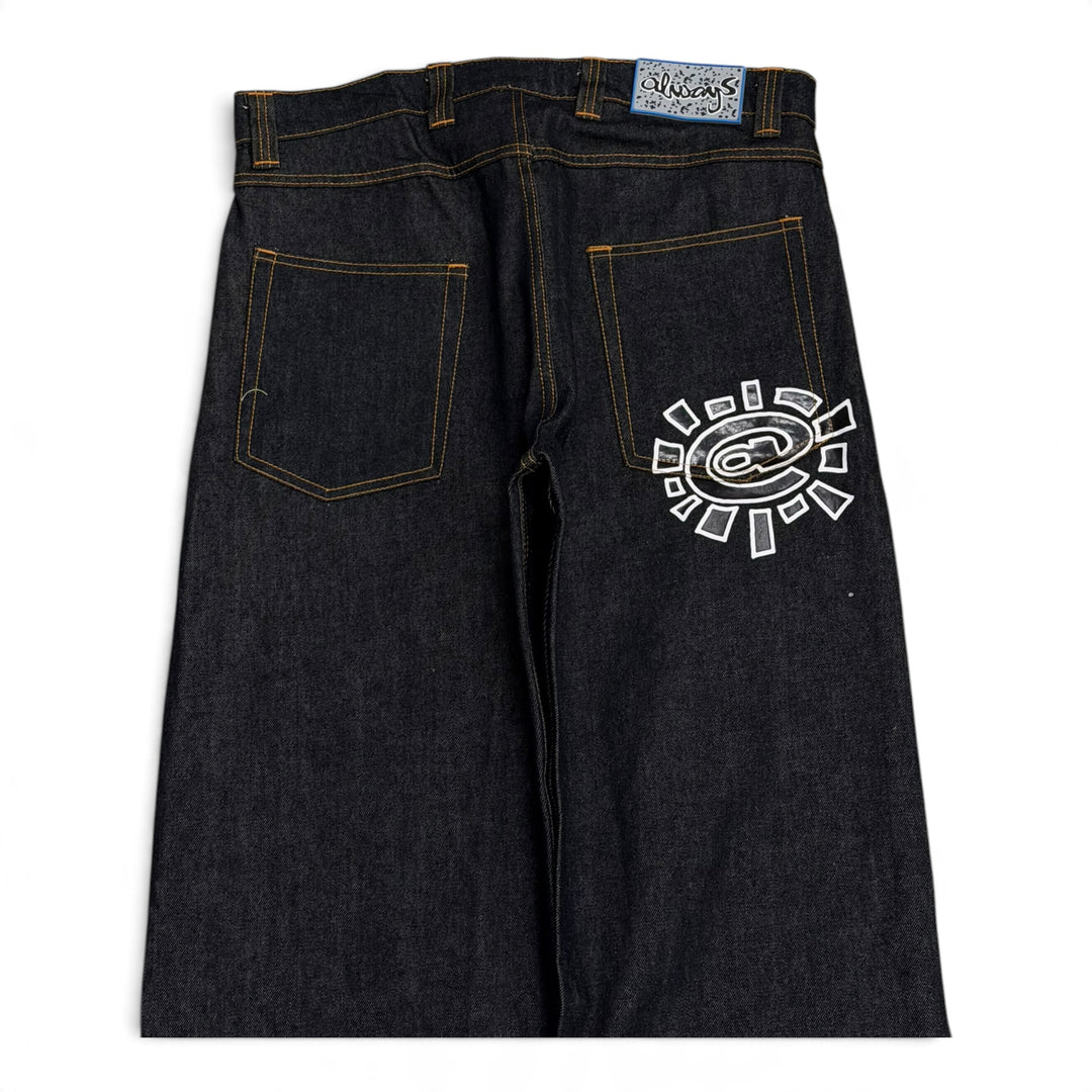Always Do Dark Blue Denim Trousers (L)