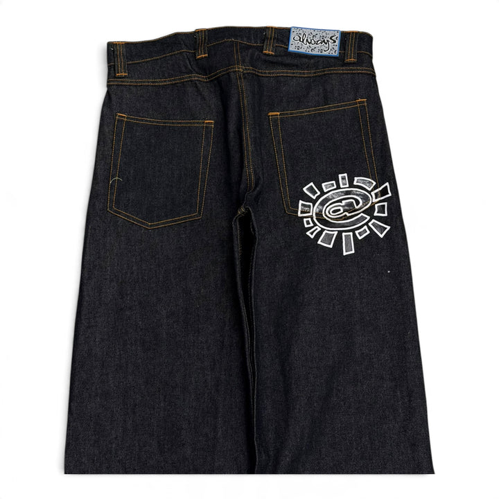 Always Do Dark Blue Denim Trousers (L)