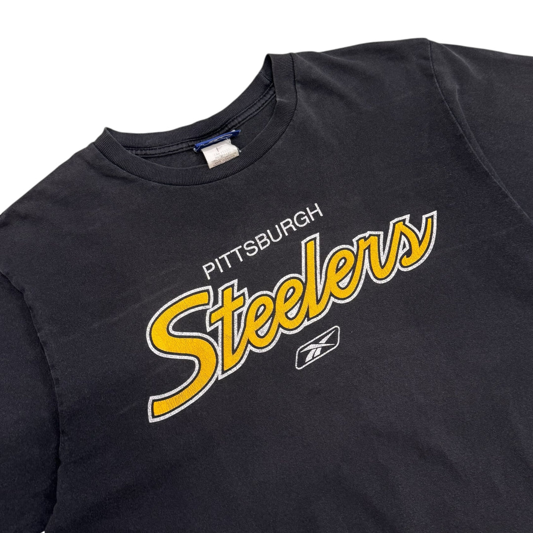 Reebok Pittsburgh  Steelers Graphic T shirt Black (L)