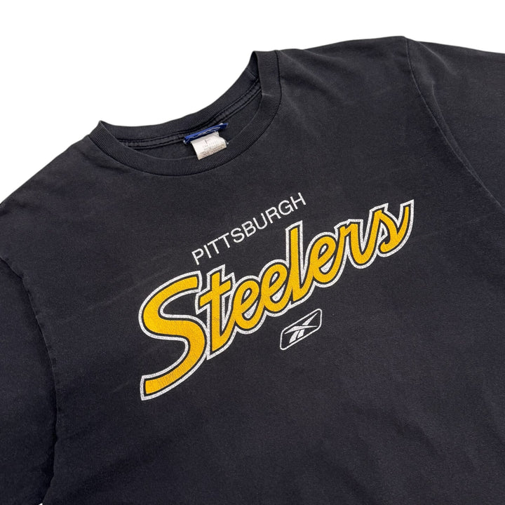Reebok Pittsburgh  Steelers Graphic T shirt Black (L)