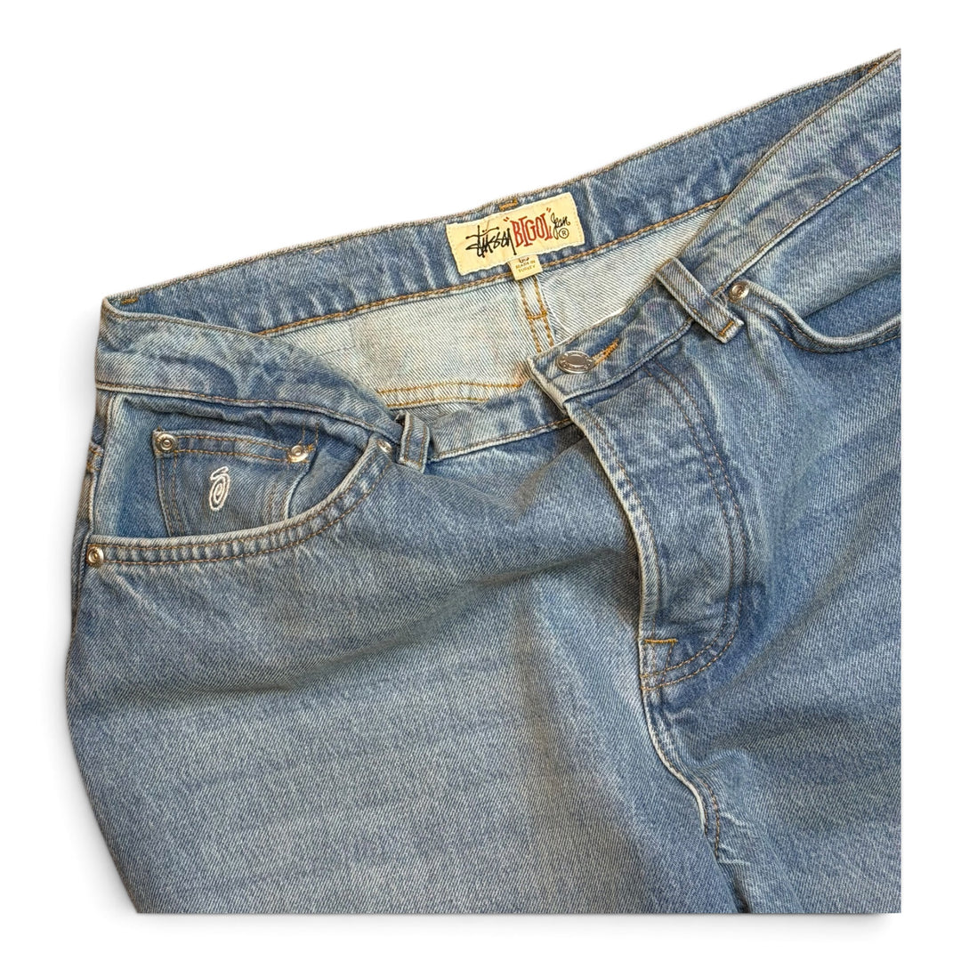 Stussy Big Ol Light Blue Denim Trousers (30)