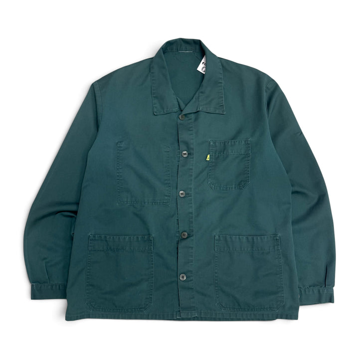 Vintage Distressed Green French Chore Jacket (L)