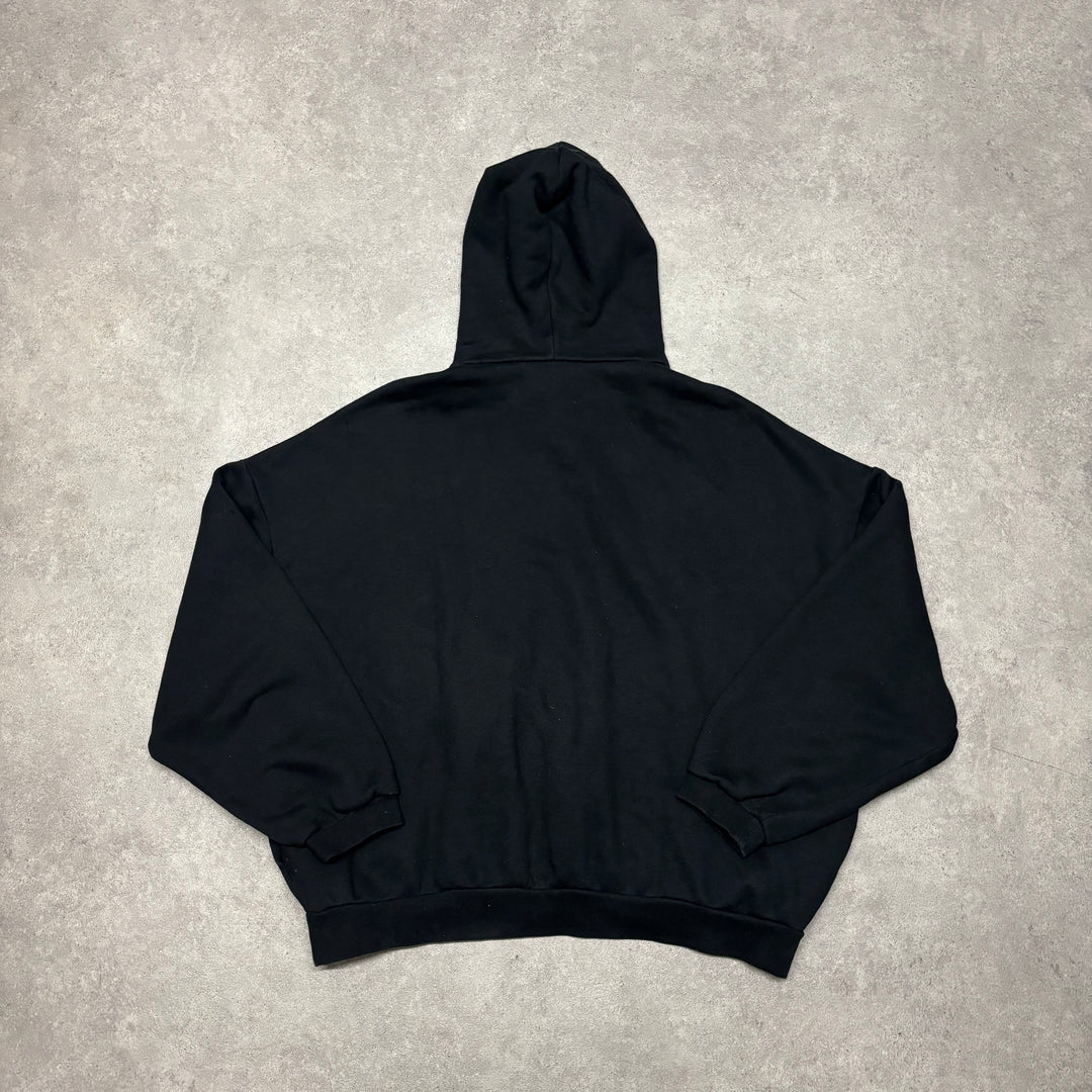 Essentials Fear Of God Black Heavyweight Pullover Hoodie (XXL)
