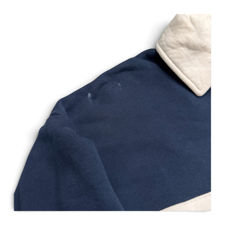 Kith Blue & White Spell Out Rugby Sweatshirt (L)