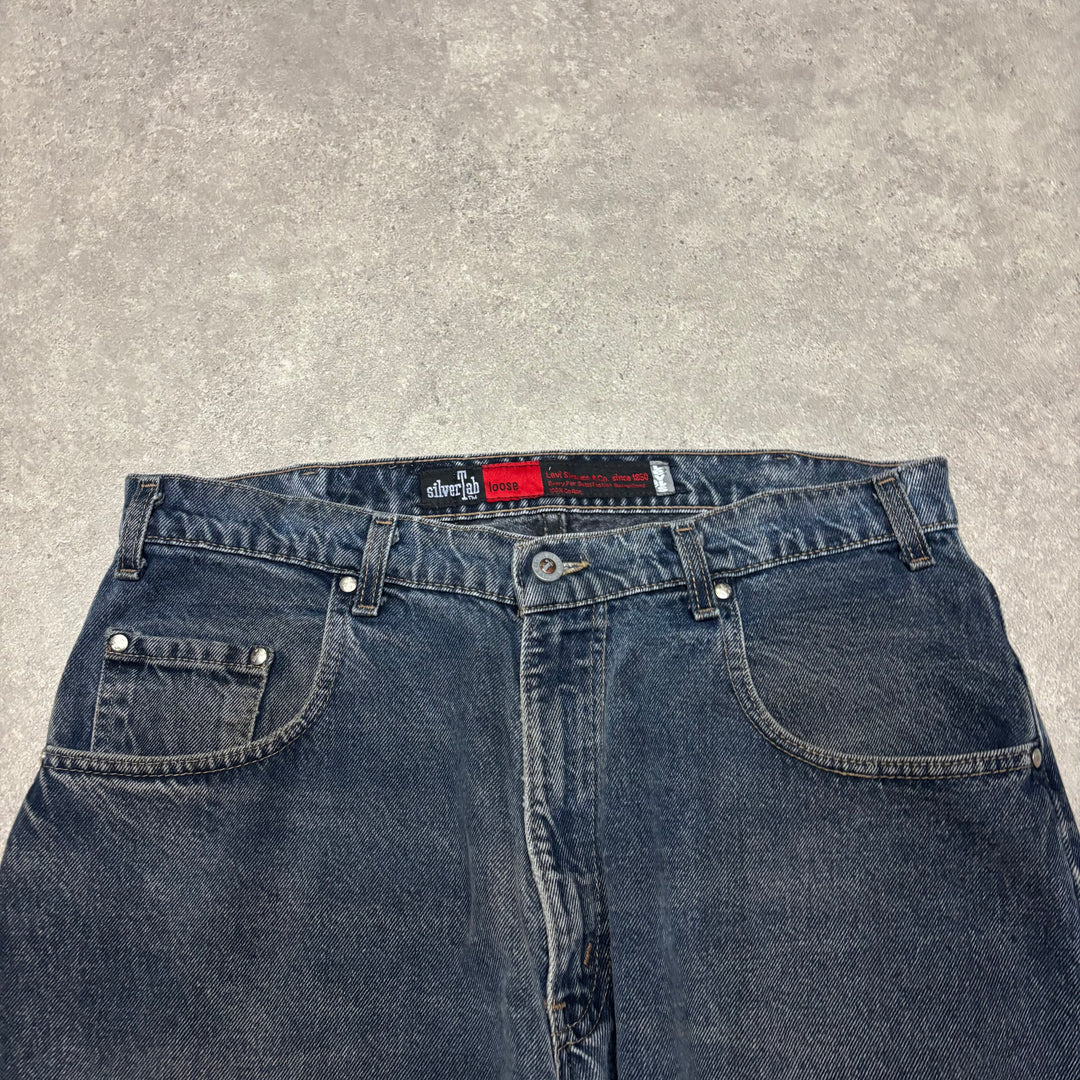 Vintage Levis Silver Tabs Blue Denim Jeans (36x28)
