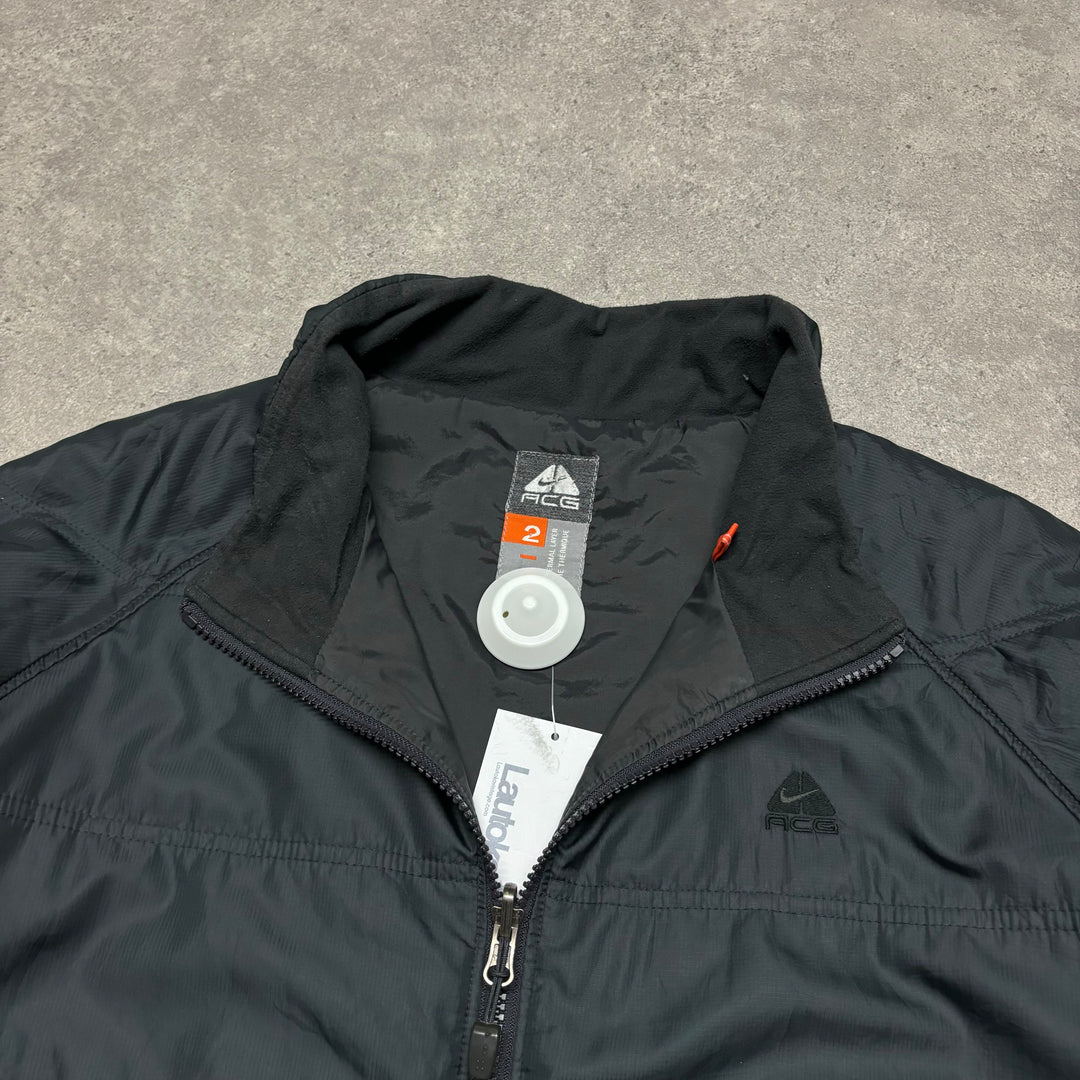 Early 00’s Vintage Nike ACG Black Technical Puffer Jacket (XL)