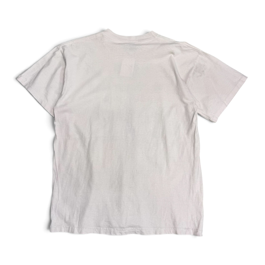 Vintage 90's Single Stitch Bud Light Graphic T shirt White (XL)