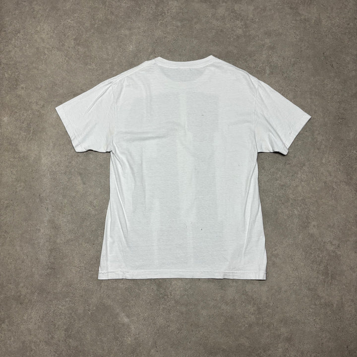 IRAK White 'IR' Graphic T-Shirt (L)