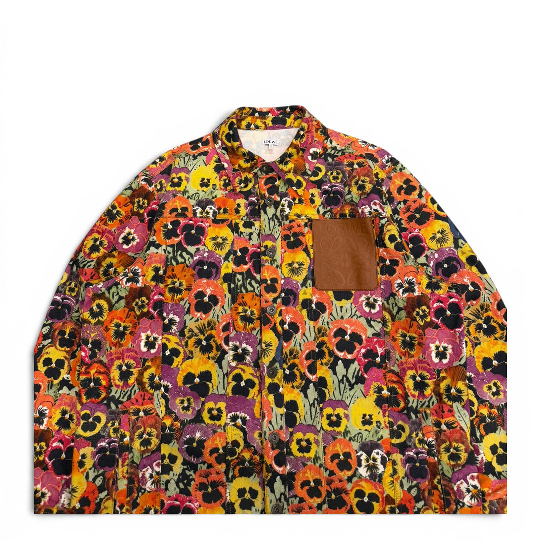 Loewe Multicoloured Floral Shirt Jacket (XL)