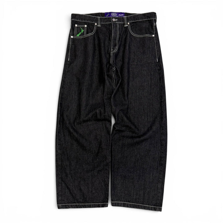 Always Do What You Should Do Baggy Jeans Black (XXL)
