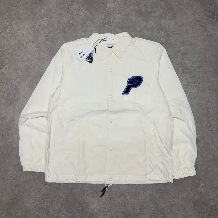 Palace Cream Panther Coach Jacket (L)