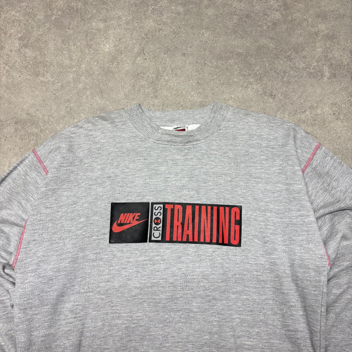 Rare 90's Vintage Nike Cross Training Graphic Sweatshirt (L)