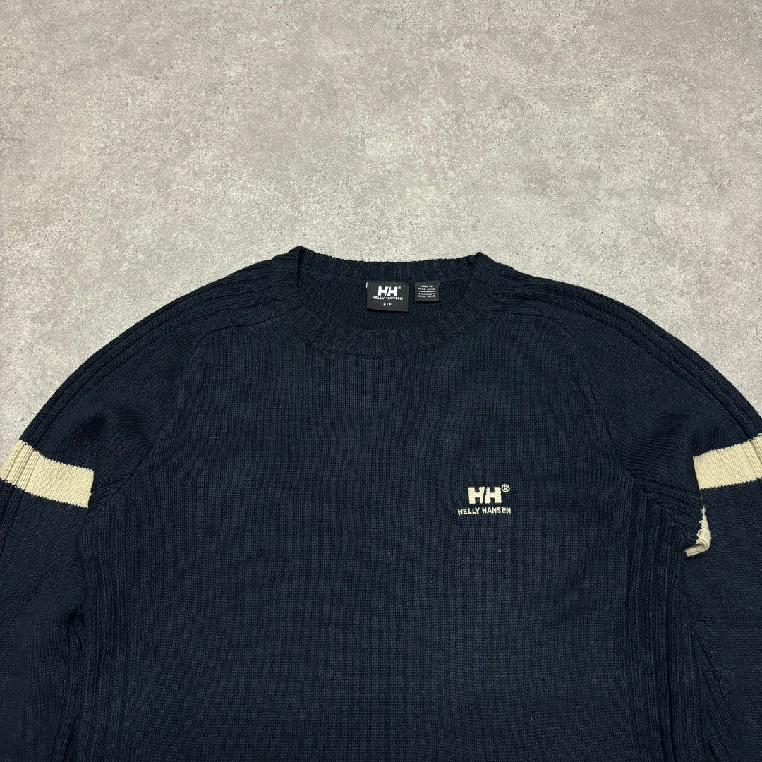 Vintage Helly Hansen Black Knitted Sweater (S)