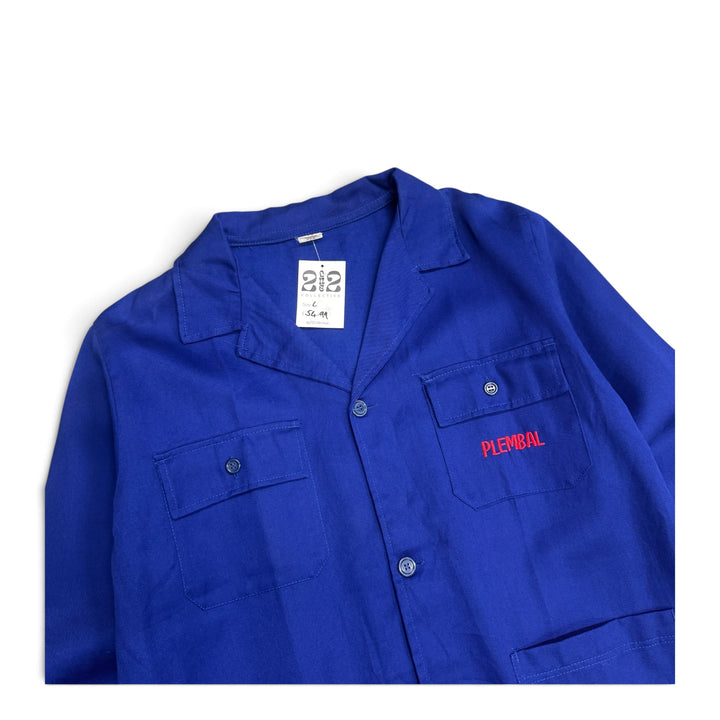 Vintage Distressed Blue French Chore Jacket (L)