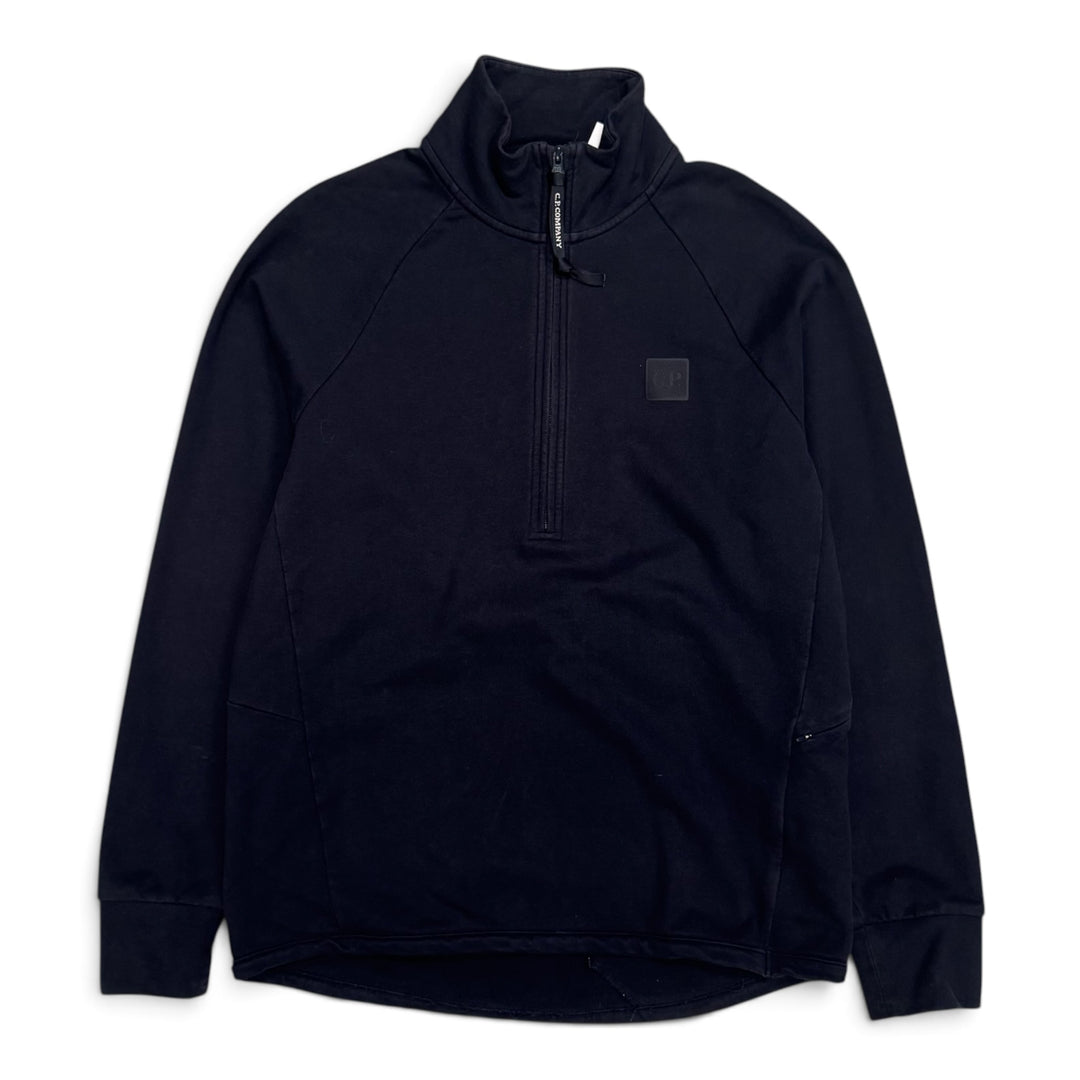 CP Company Navy Quarter Zip Jumper (S)
