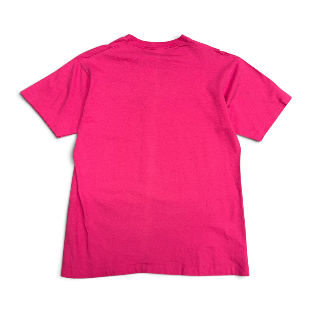 Vintage Pink Funny Graphic T-Shirt (L)