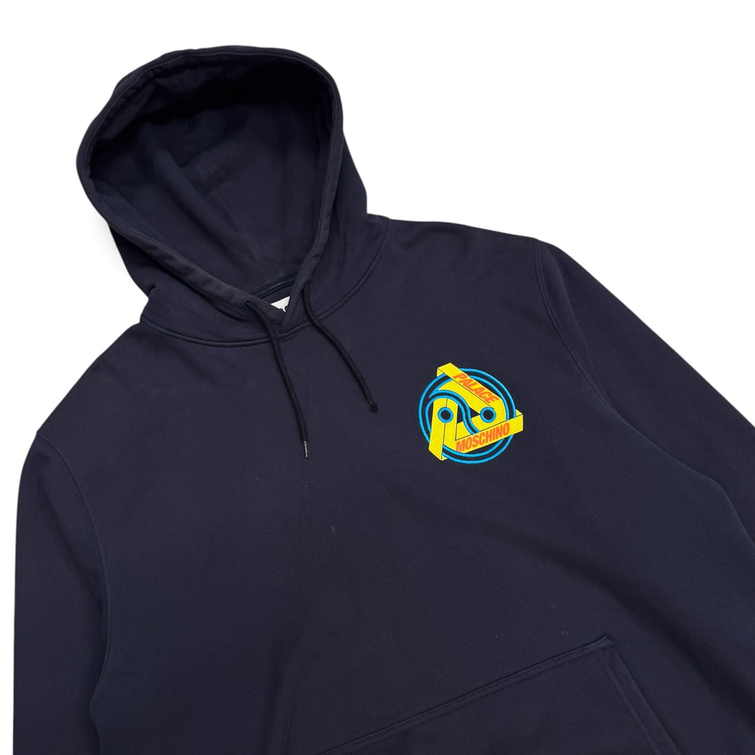 Palace Moschino Hoodie Navy (XL)
