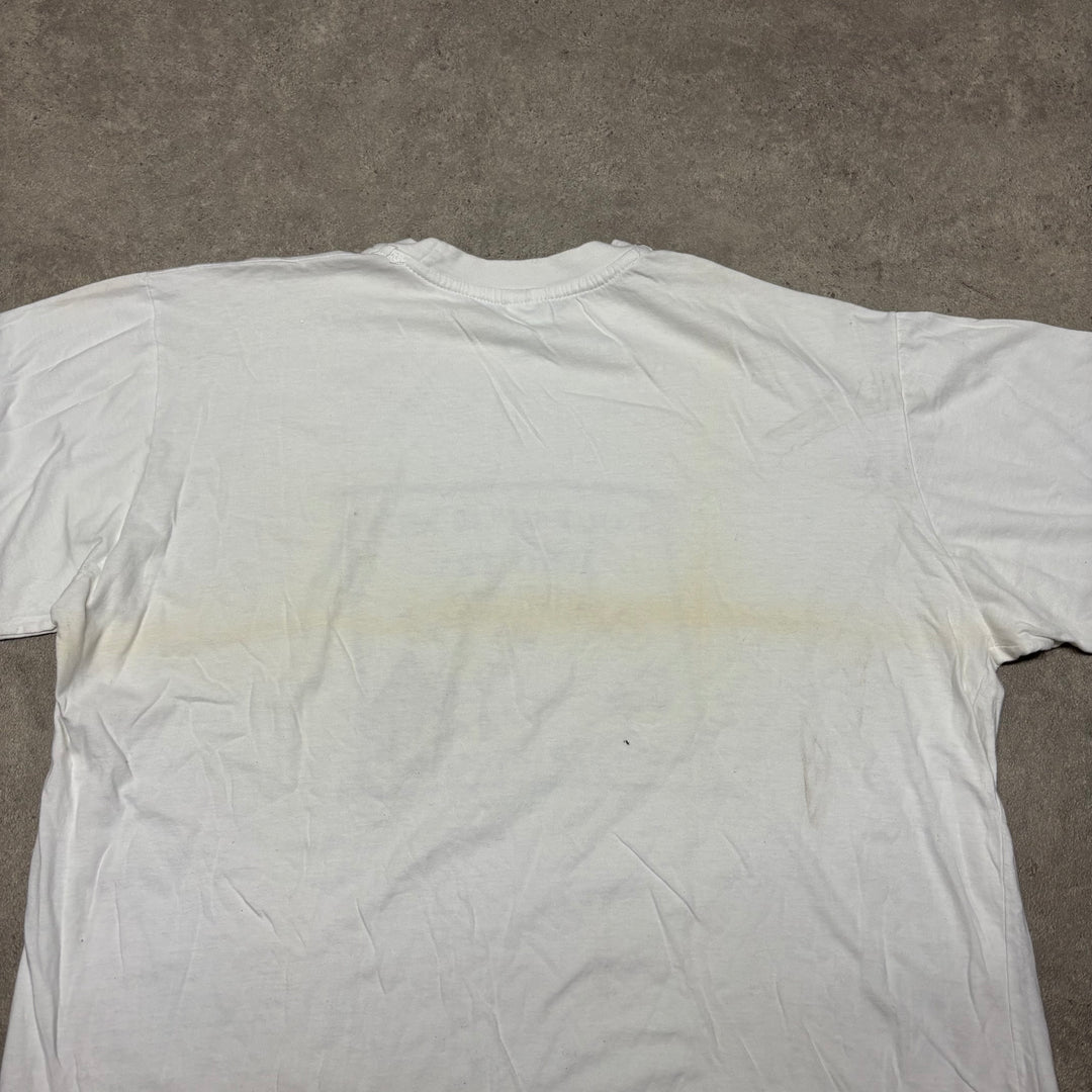Vintage Camel Cigarettes White Graphic T-Shirt (XL)