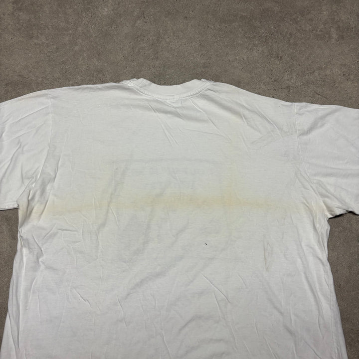 Vintage Camel Cigarettes White Graphic T-Shirt (XL)