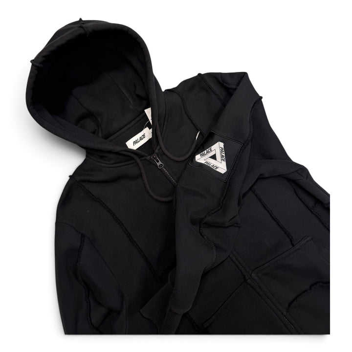 Palace Black Patch Me Up Zip Hoodie (S)