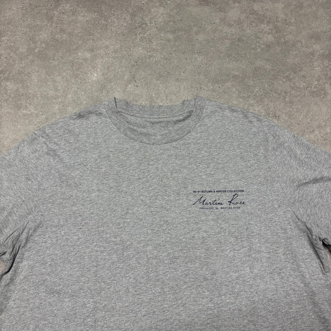 Martine Rose Grey Small Graphic T-Shirt (XL)