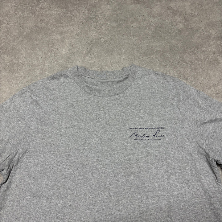 Martine Rose Grey Small Graphic T-Shirt (XL)