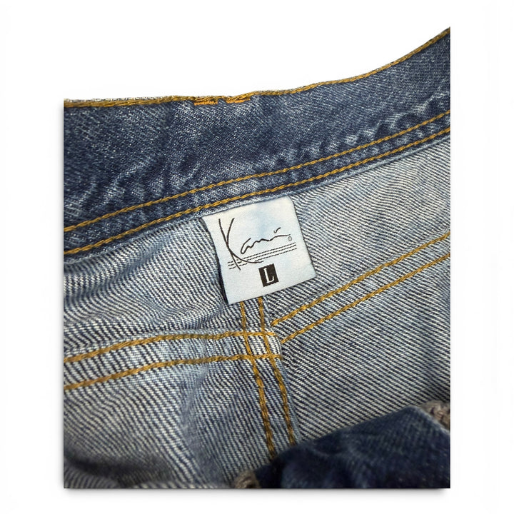 Vintage Karl Kani Baggy Cargo Jeans Blue (L)
