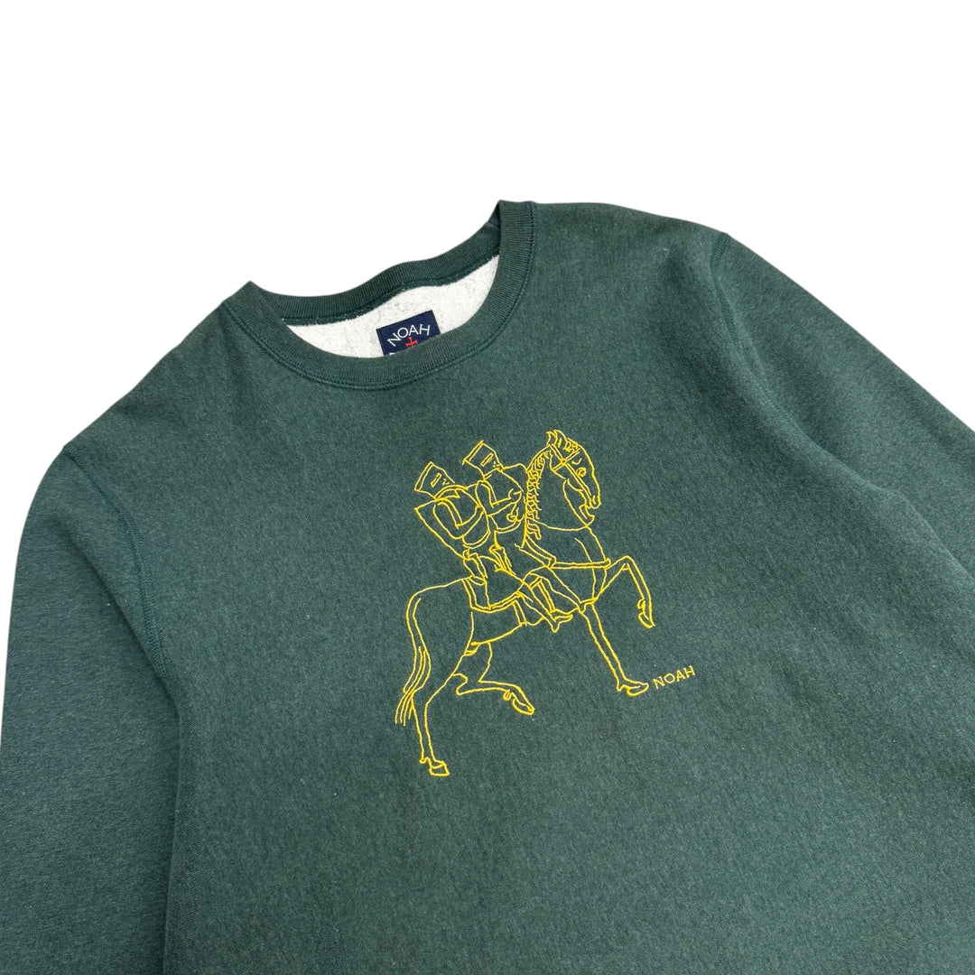Noah NY Crew Neck Sweatshirt Green (M)