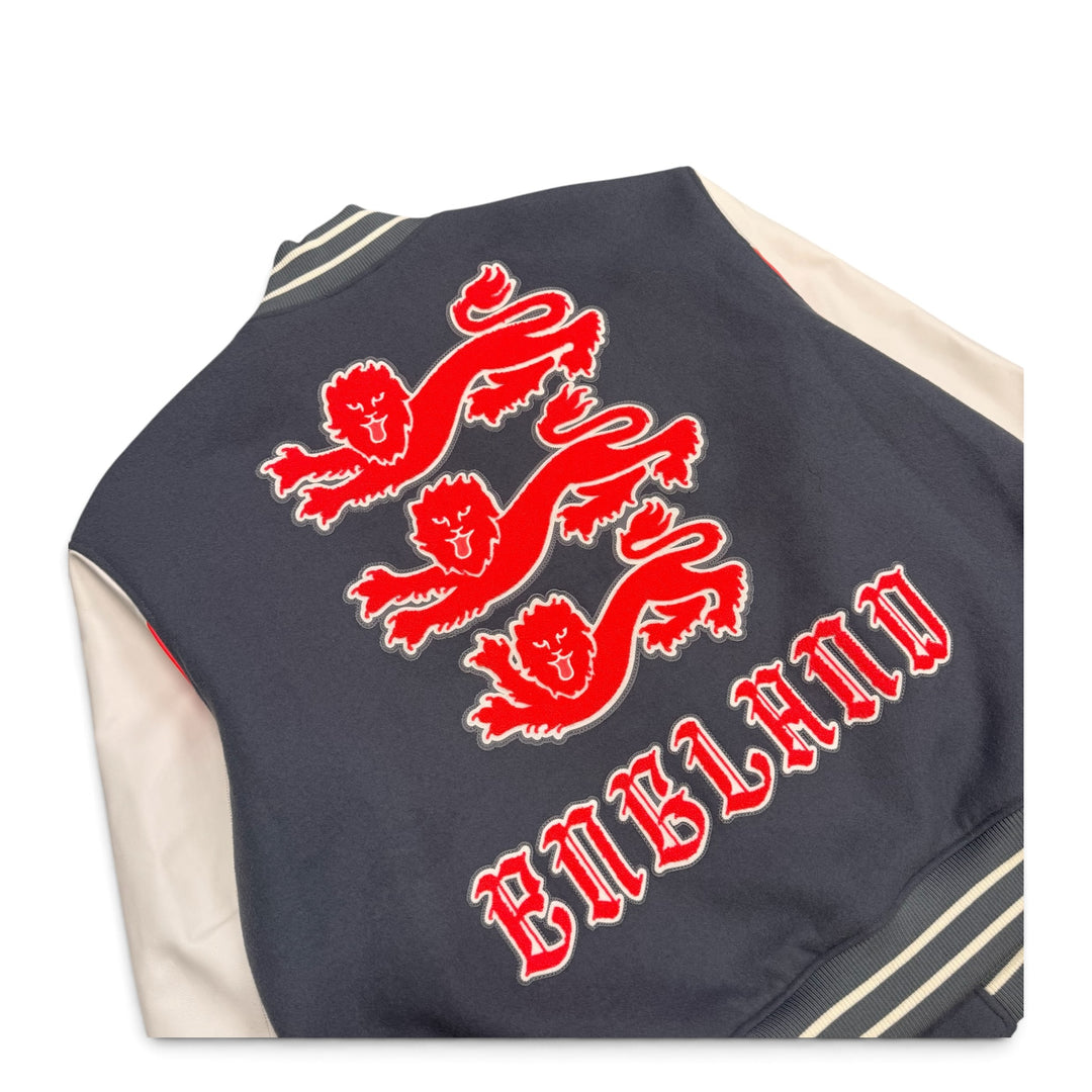 Palace x Nike England Grey Varsity Jacket (XXL)