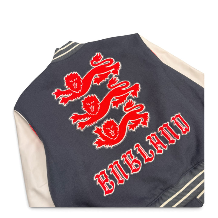 Palace x Nike England Grey Varsity Jacket (XXL)