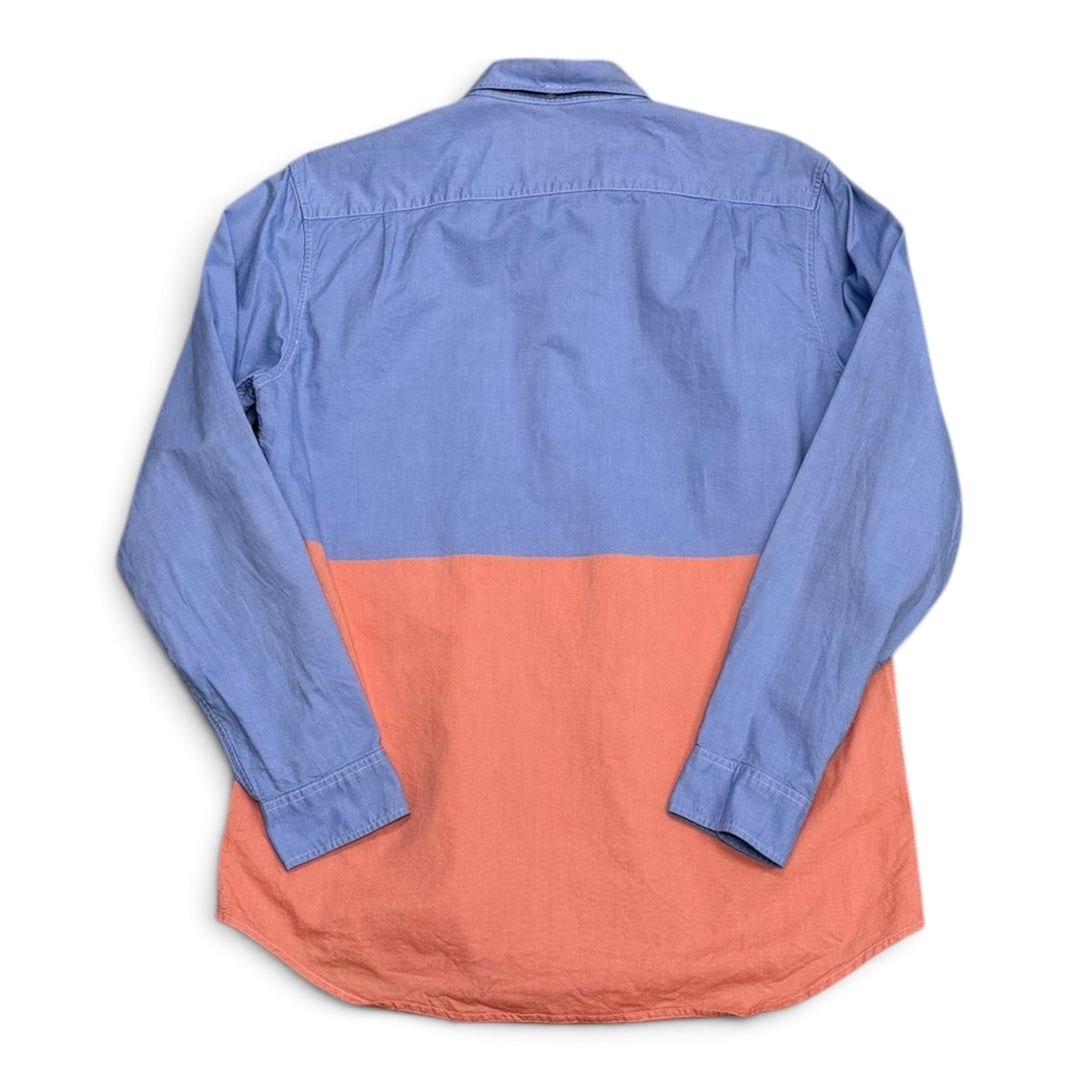Supreme Pastel Blue & Coral Pink Two Tone Shirt (L)