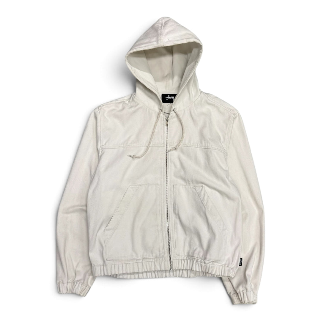 Stussy Zip Up Hooded Workwear Jacket (M)