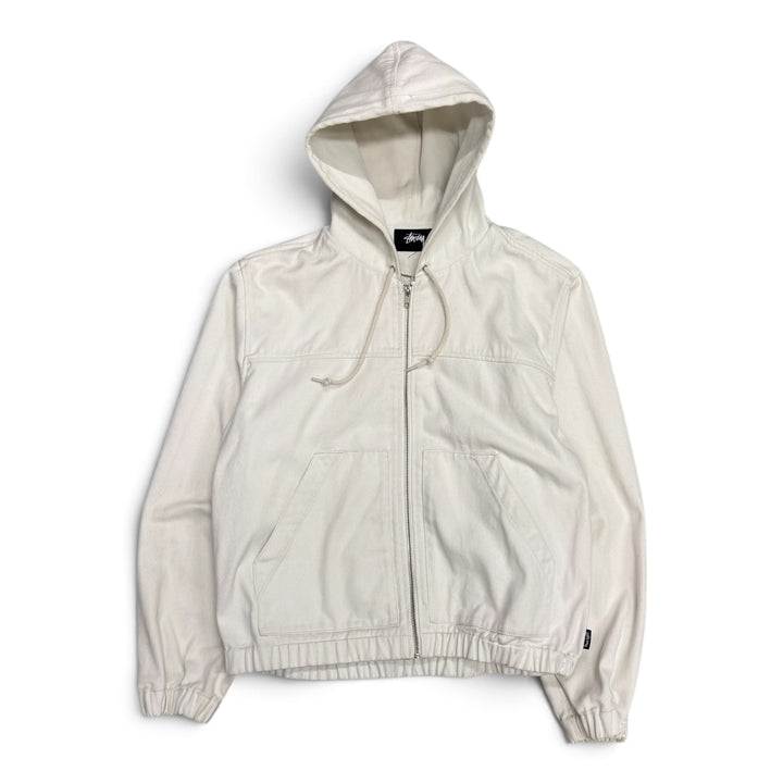 Stussy Zip Up Hooded Workwear Jacket (M)