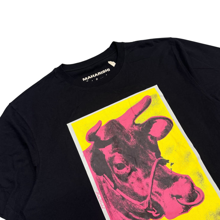 Maharishi Andy Warhol Black Cow Graphic T-Shirt (XXL)
