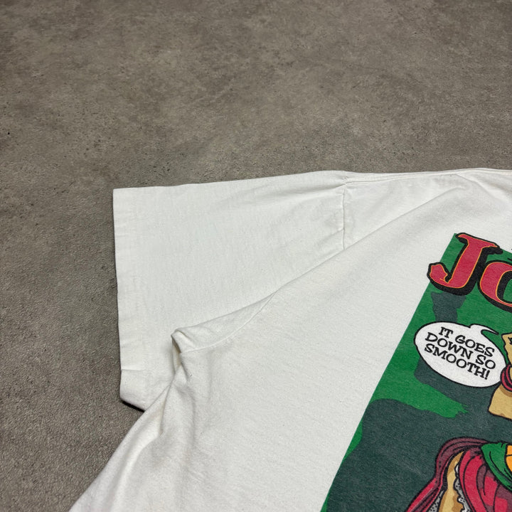 90's Vintage Big Johnson 'El Grande' White Graphic T-Shirt (XXL)
