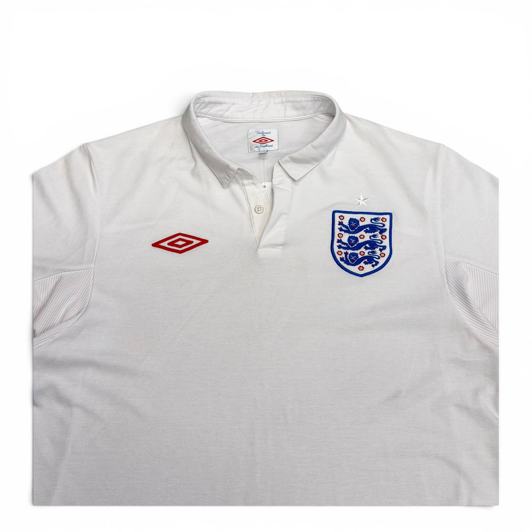 2009 Vintage England Umbro White Football Shirt (M)