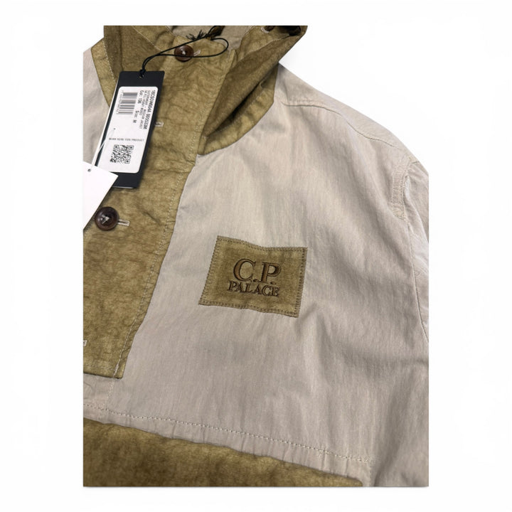 Palace CP Company 50 Fili Heavy Mixed Hooded Jacket Beige (M)