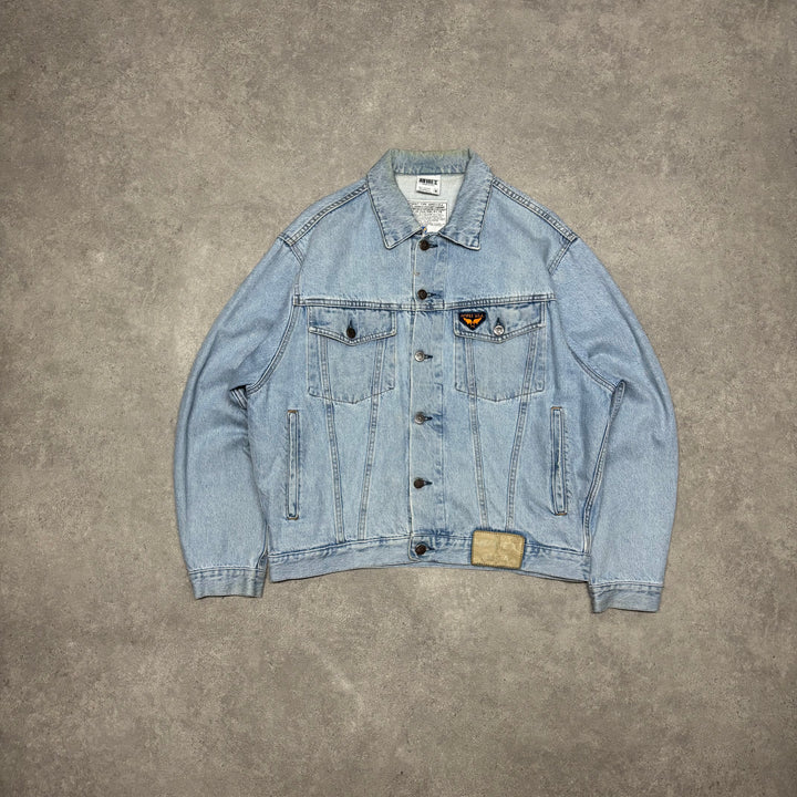 Vintage Avirex Blue Denim Jacket (M)