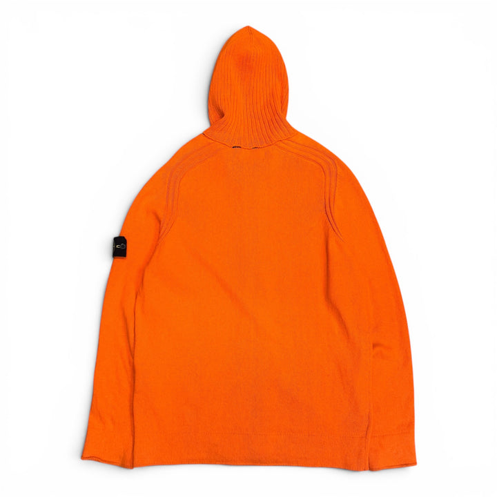 Stone Island Full Zip Up Hoodies Orange (XXL)