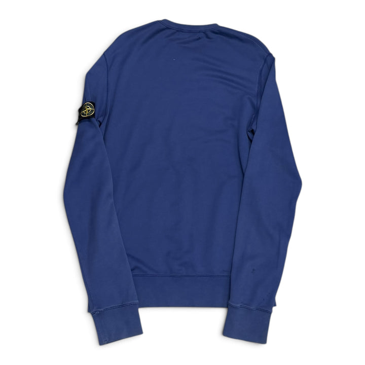 Stone Island Crew Neck Long Sleeve Top Blue (L)