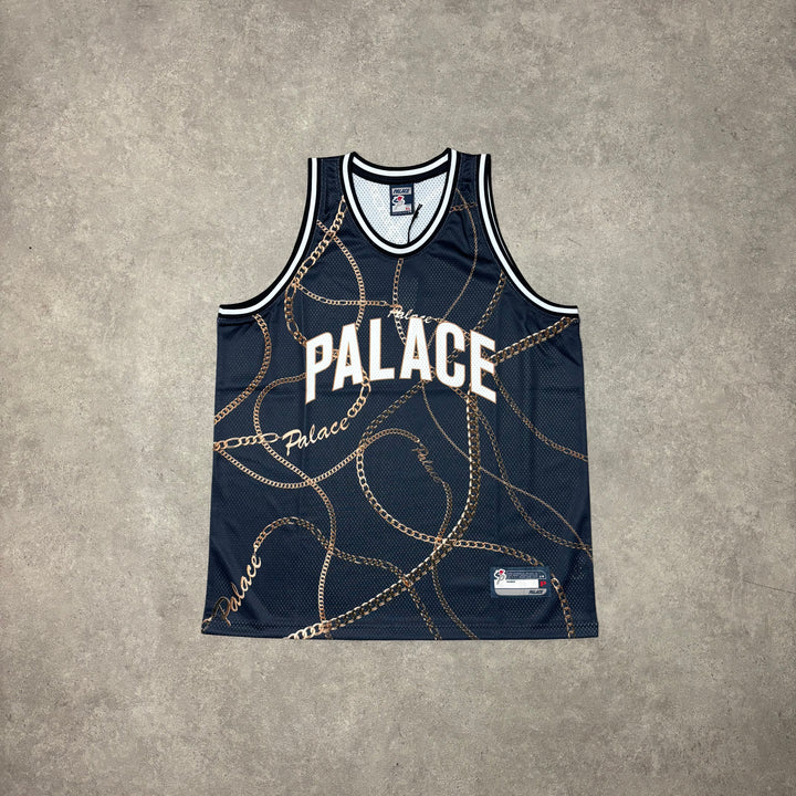 Palace Chain Navy Basketball Vest (XL)