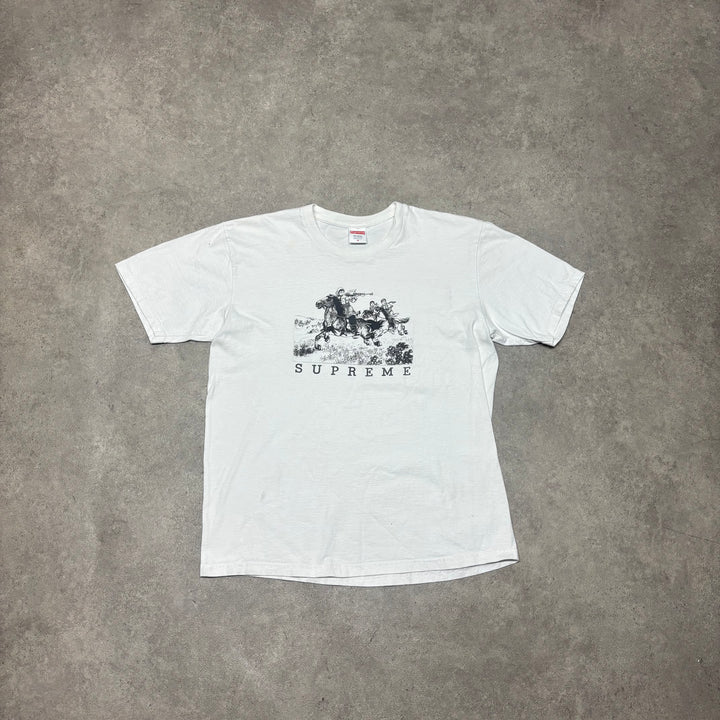 Supreme White Graphic T-Shirt (M)