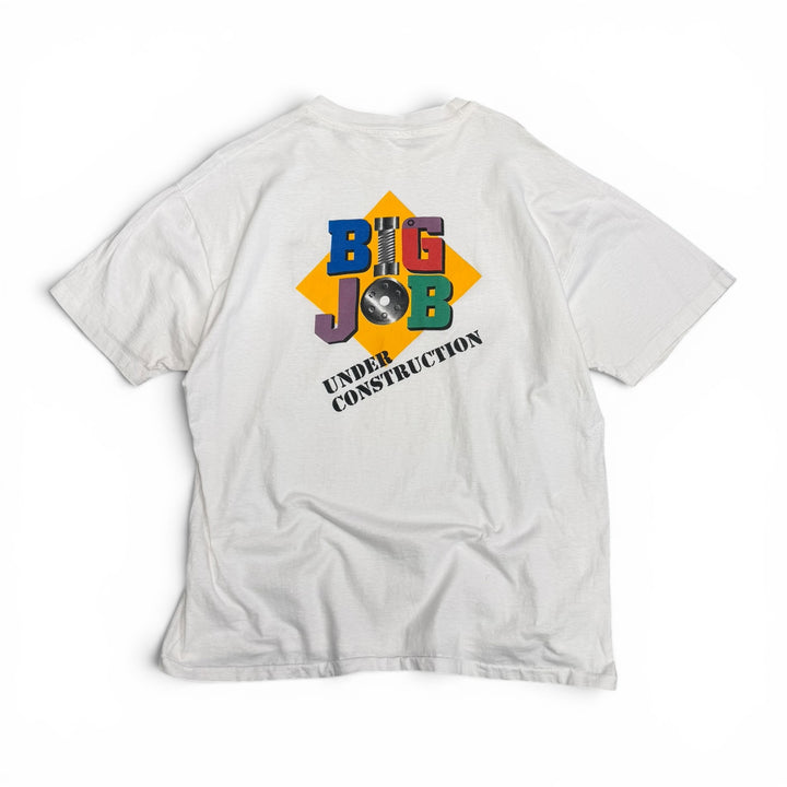 90's Vintage The Discovery Channel White Graphic T-Shirt (XL)