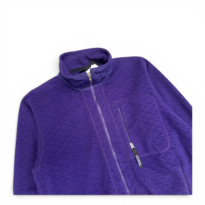 Vintage Patagonia Zip Up Fleece Sweater Purple (M)