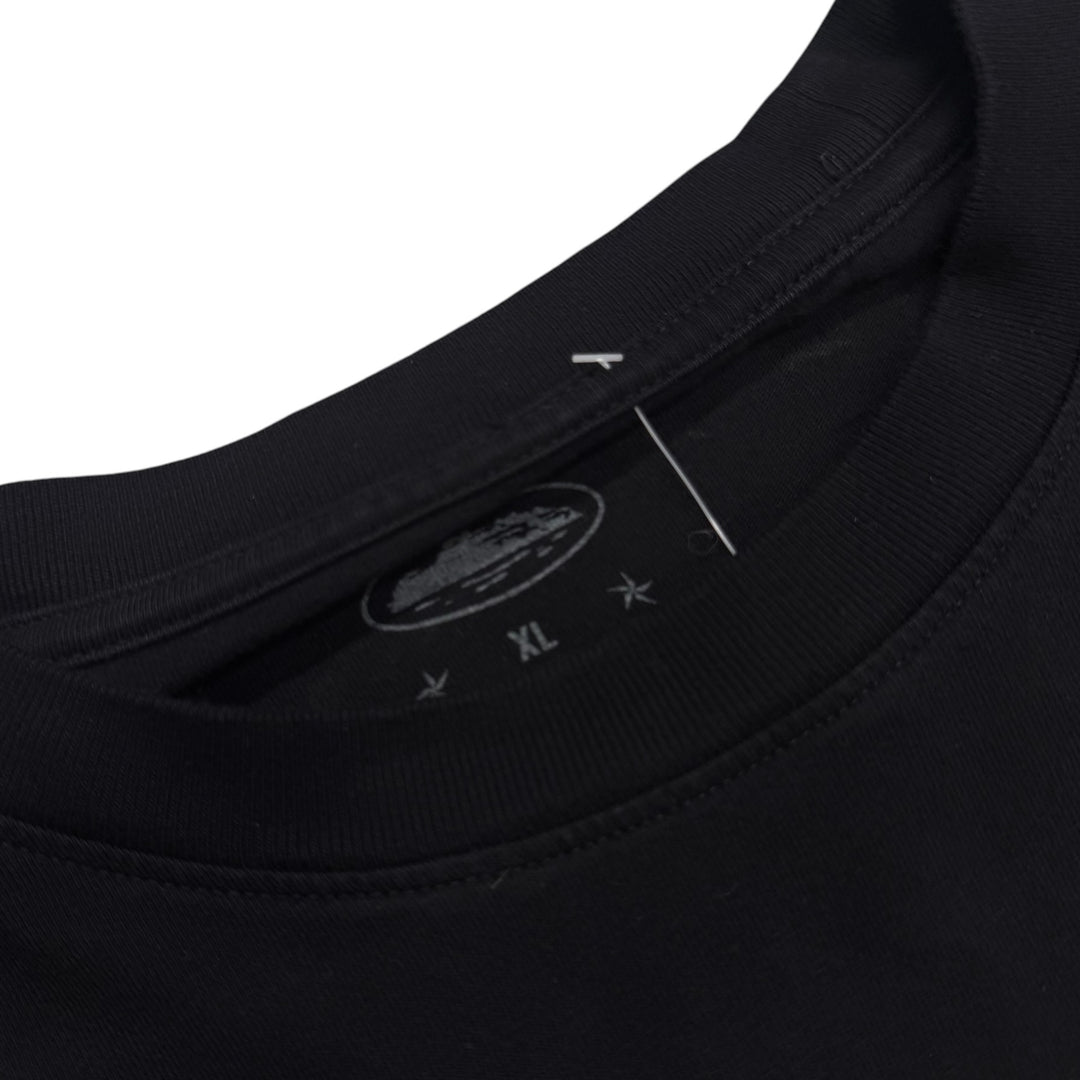 Corteiz Black 'Can't Rush Greatness' Graphic T-Shirt (XL)