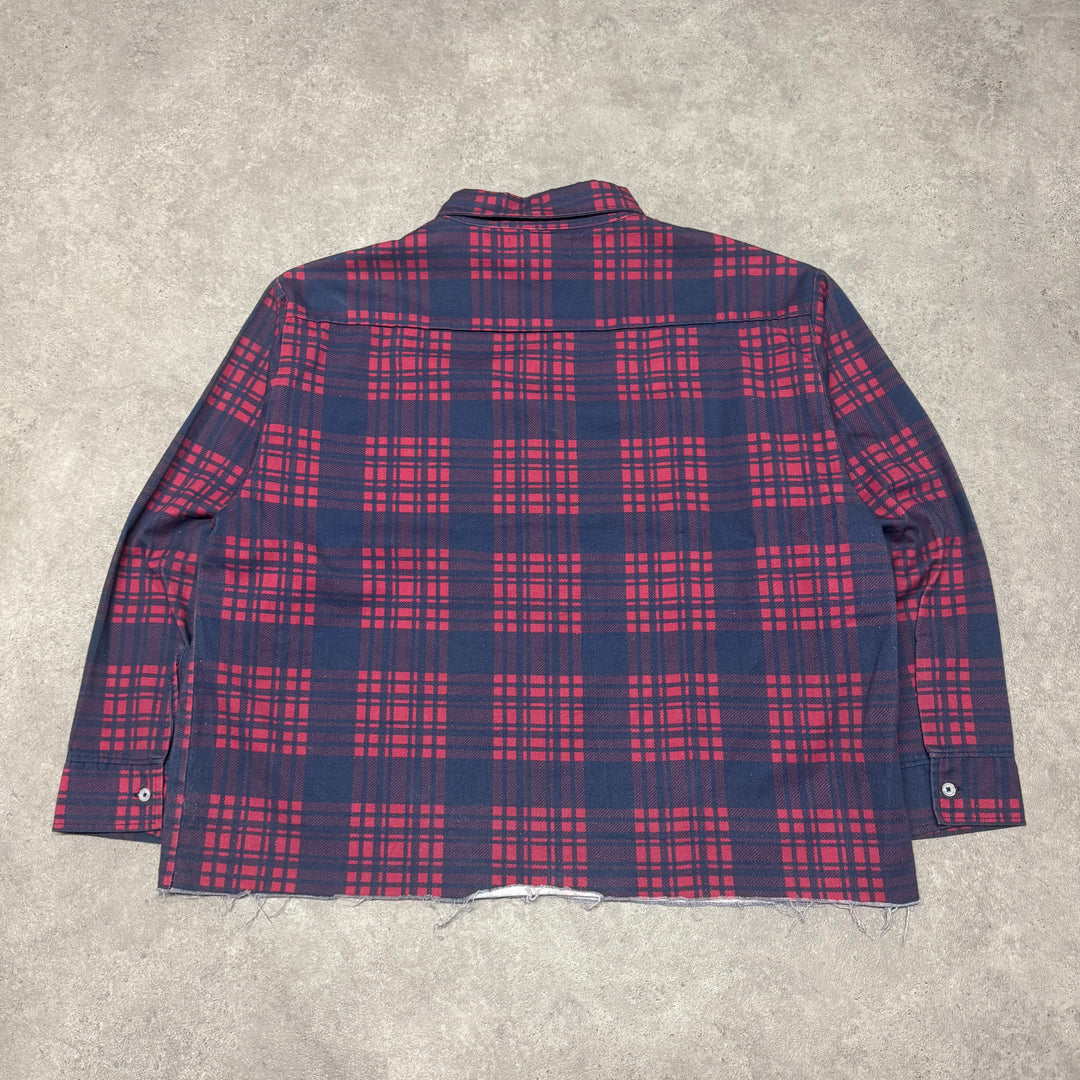 Yardsale Cropped Checkered Shirt (M)